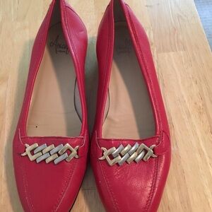 Amalfi elegant red loafers